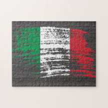 Conception italienne fraîche de drapeau puzzle