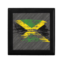 Conception jamaïcaine fraîche de drapeau coffrets cadeaux