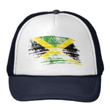Conception jamaïcaine fraîche de drapeau casquette
