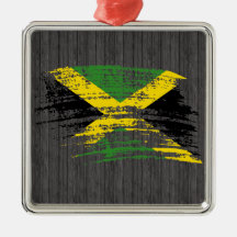 Conception jamaïcaine fraîche de drapeau décorations pour sapins de noël