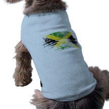 Conception jamaïcaine fraîche de drapeau vêtement pour chien