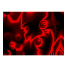 conception numérique de remous de rouge et de noir faire-part personnalisables