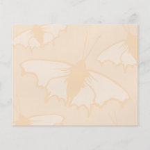 Conception orange-clair de papillon de couleur de  prospectus