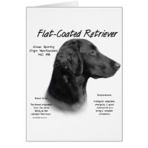 Conception Plat-Enduite d'histoire de chien d'arrê Carte De Vœux