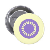 Conception ronde élégante pourpre. Style d'art déc Badge