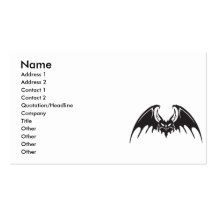 conception tribale de batte cartes de visite personnelles