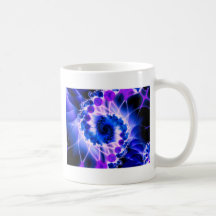 Conception Trippy de fractale Mugs
