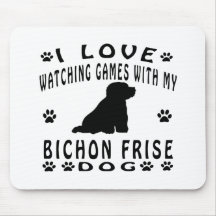 Conceptions de Bichon Frise Tapis De Souris