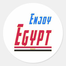 Conceptions de cool pour l'Egypte Adhésifs Ronds