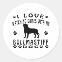 Conceptions de mastiff de Taureau Autocollants