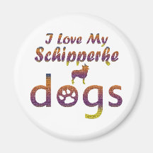 Conceptions de Schipperke Magnets Pour Réfrigérateur