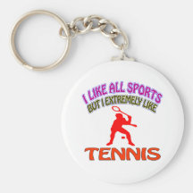Conceptions de tennis porte-clés