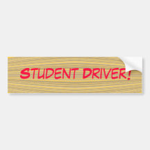 Conducteur d'étudiant ! autocollants pour voiture