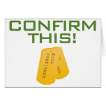 Confirmez ceci ! cartes