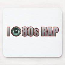 CONFITURES de HIP-HOP de RAP des filles 80s de typ Tapis De Souris