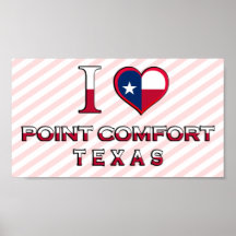 Confort de point, le Texas Posters