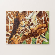 Confort matériel - girafe puzzles