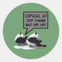 Confucius disent autocollants