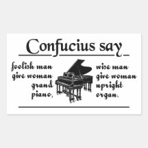 CONFUCIUS DISENT… des autocollants