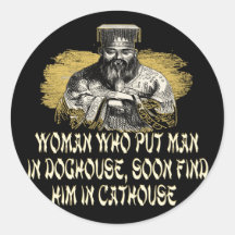 Confucius n'a pas dit cela ! autocollants