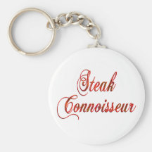 Connaisseur de bifteck porte-clefs