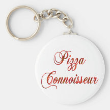 Connaisseur de pizza porte-clés