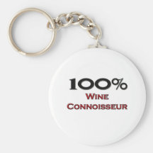 Connaisseur de vin de 100 pour cent porte-clef