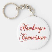Connaisseur d'hamburger porte-clefs
