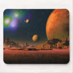 Conscience cosmique - mousepad d'art de l'espace tapis de souris