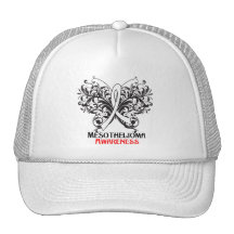 Conscience de Cancer de mèsothéliome de papillon Casquettes