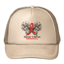 Conscience de Cancer de sang de papillon Casquette De Camionneur