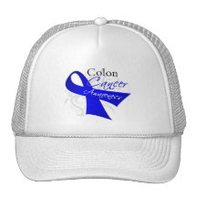 Conscience de cancer du colon de ruban d'imprimant casquettes