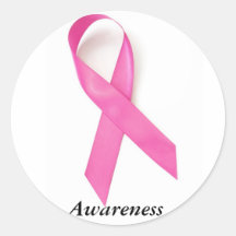 Conscience de cancer du sein autocollants
