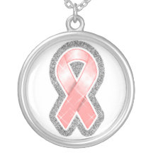 Conscience de cancer du sein pendentifs