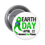 Conscience de jour de la terre badges