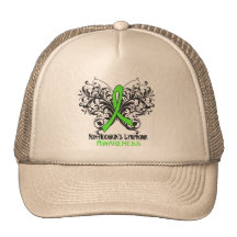Conscience de lymphome de Non-Hodgkins de papillon Casquette