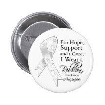Conscience d'espoir de soutien de cancer de l'os badges