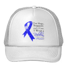 Conscience d'espoir de soutien de cancer du colon casquette de camionneur