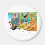Conseiller de fortune tenant un noeud coulant aimants