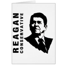 Conservateur de Reagan Carte De Vœux