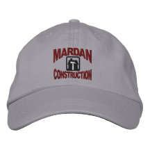 Construction de Mardan Casquettes Brodées