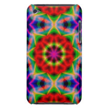 Contact coloré d'iPod d'abstraction Coque Barely There iPod