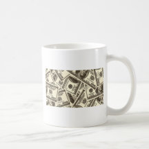 Contant geld koffie beker