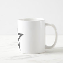 Contour d'étoile mug à café