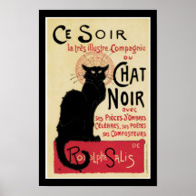 Conversation Noir Affiche