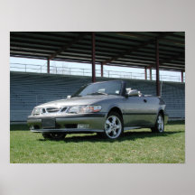 Convertible de Saab 9-3 Posters