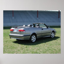 Convertible de Saab 9-3 Poster