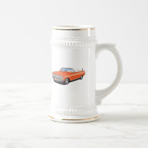Convertible orange tasses à café