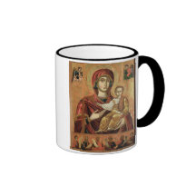Coordonnée de Madonna et de l'enfant de l'Iconosta Tasse