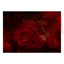 Copain secret rose de cru de Valentine Carte De Vœux